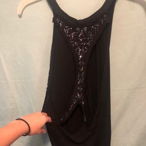 Back cut out tank top